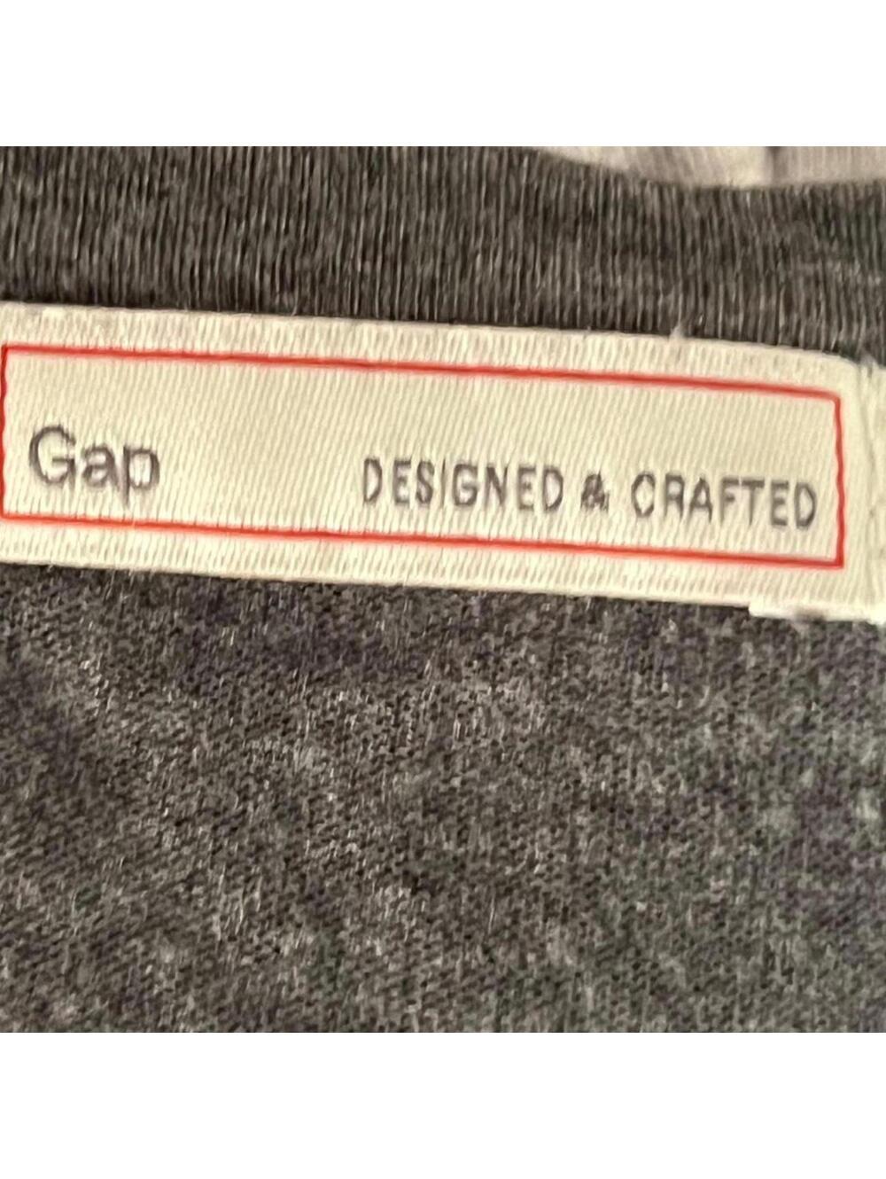 Vintage Y2K Gap grey midi boho minimalist tie waist tank dress Size Small - Picture 6 of 6